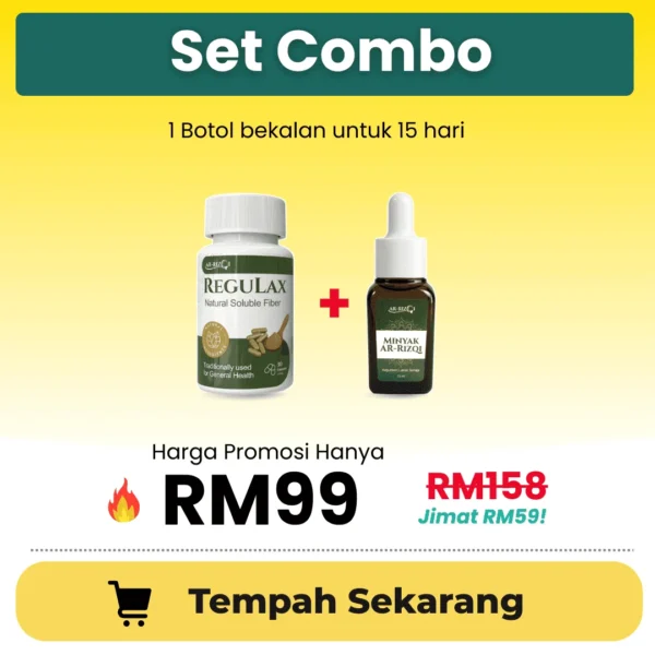 Combo 1 Regulax + 1 Minyak Ar-Rizqi